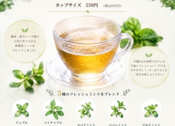 【✴︎5種のフレッシュミントティー新発売✴︎】