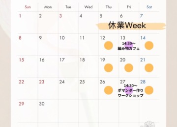 【 ꕥ11月のスケジュールとお知らせꕥ 】